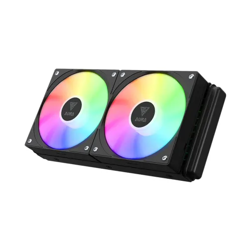 Tản Nhiệt Nước AIO GAMDIAS AURA GL240 V2 ARGB Black – Radiator 240mm | Đèn ARGB